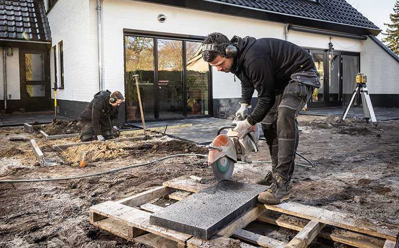 Jasper Dekker aan het werk